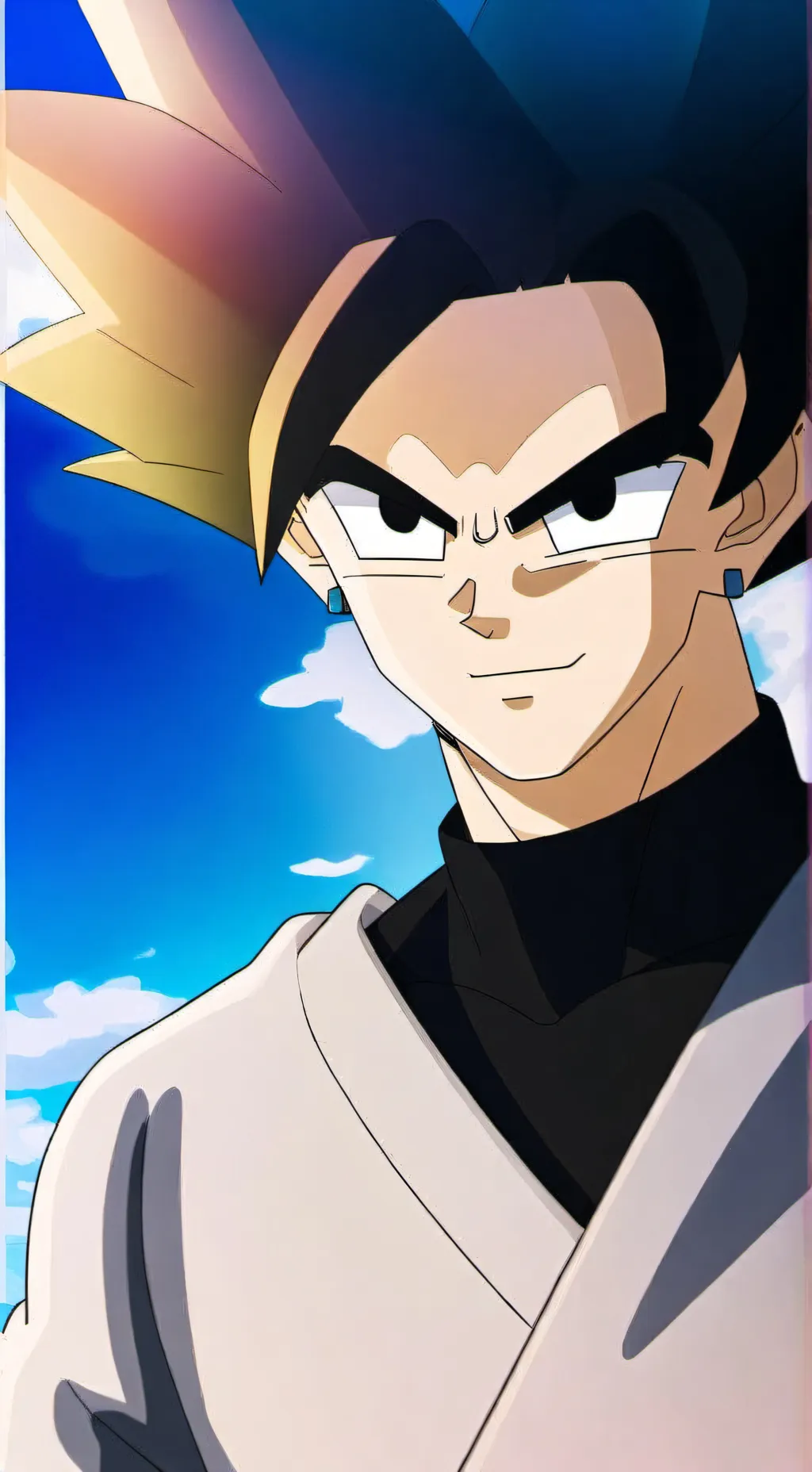 ai character: Goku Black  background