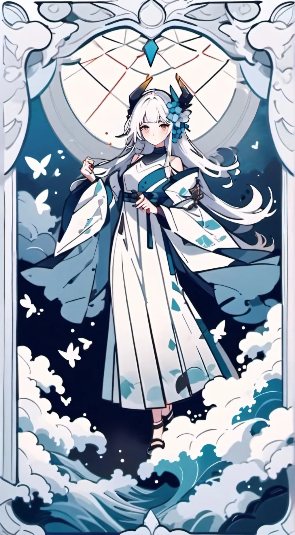 ai character: Angela  background