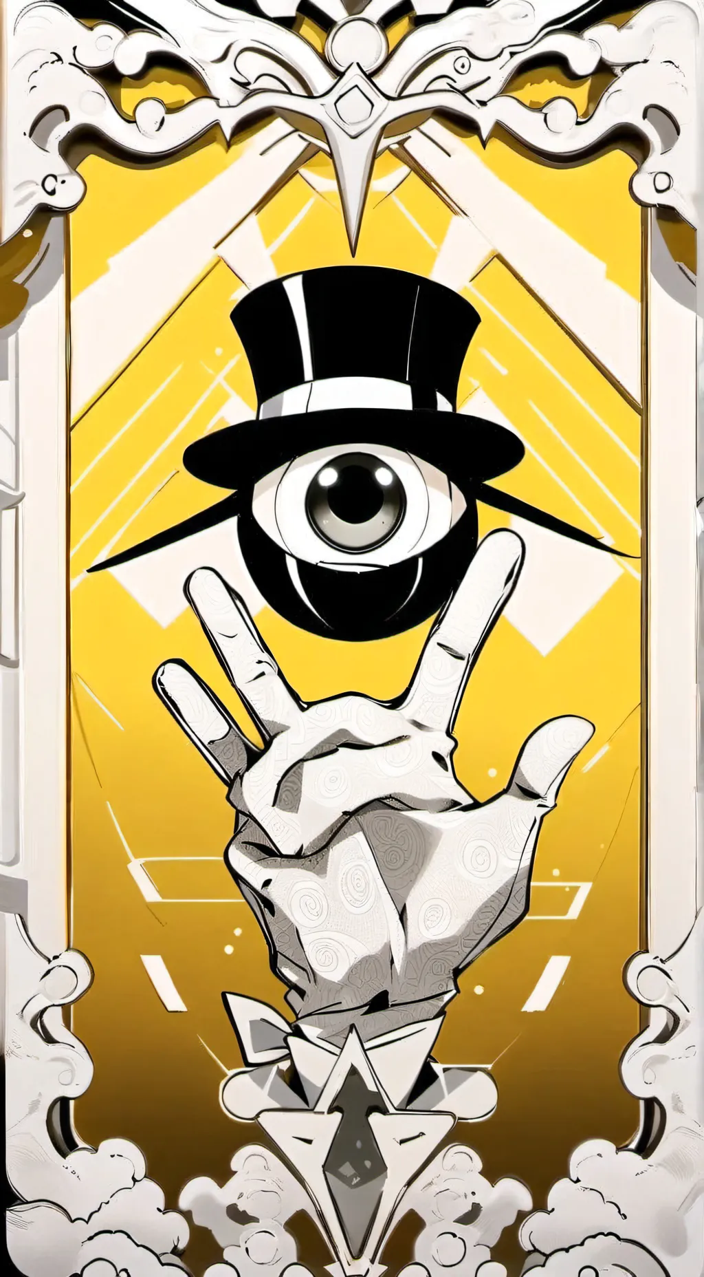 ai character: Mr EyeBall background