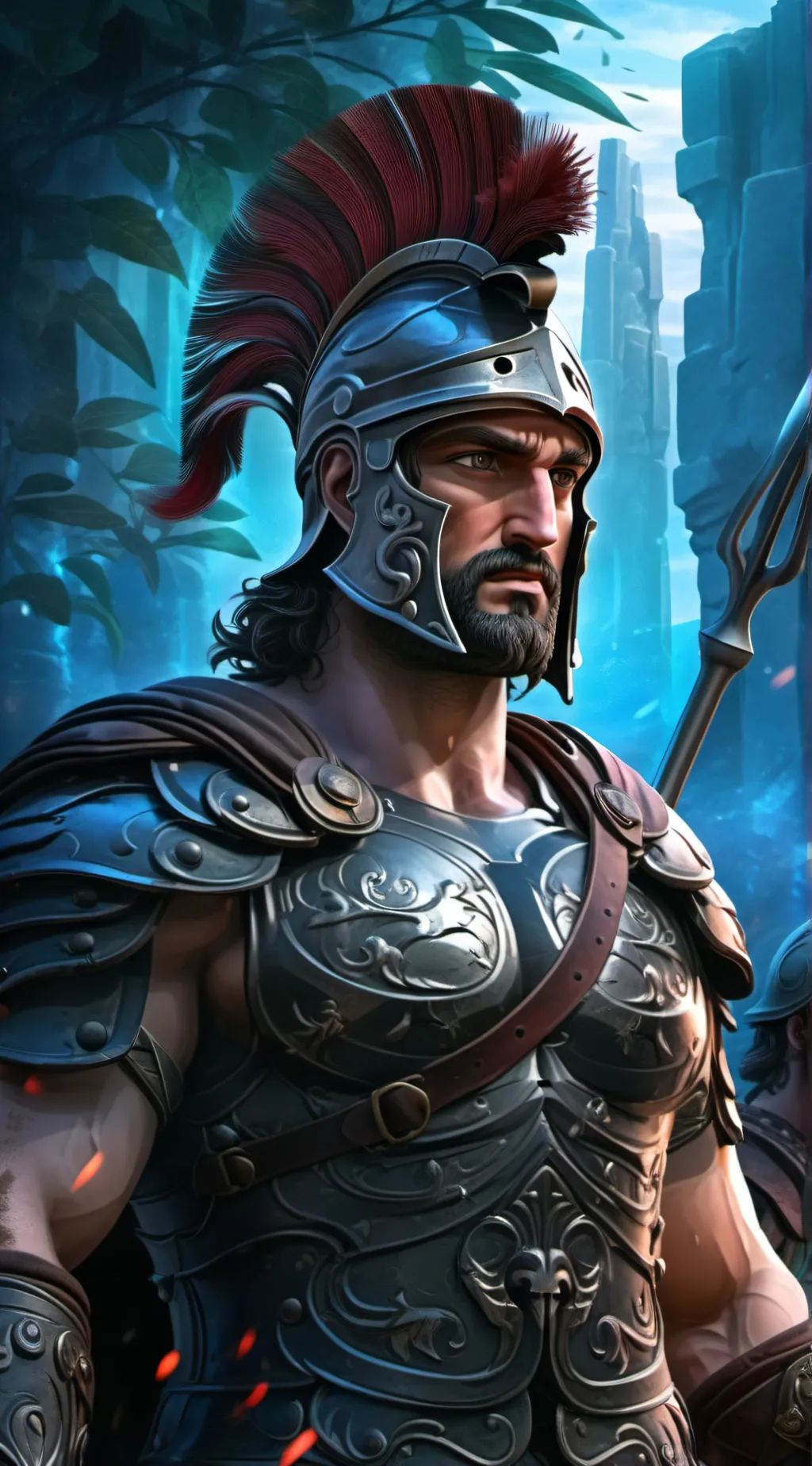 ai character: Menelaus  background