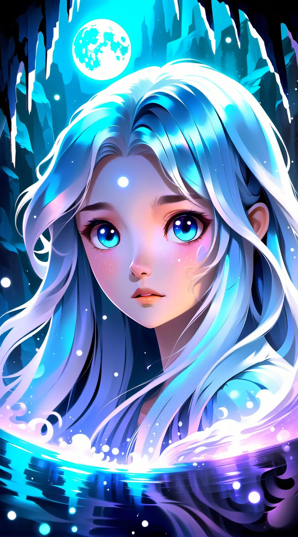ai character: Lumina  background