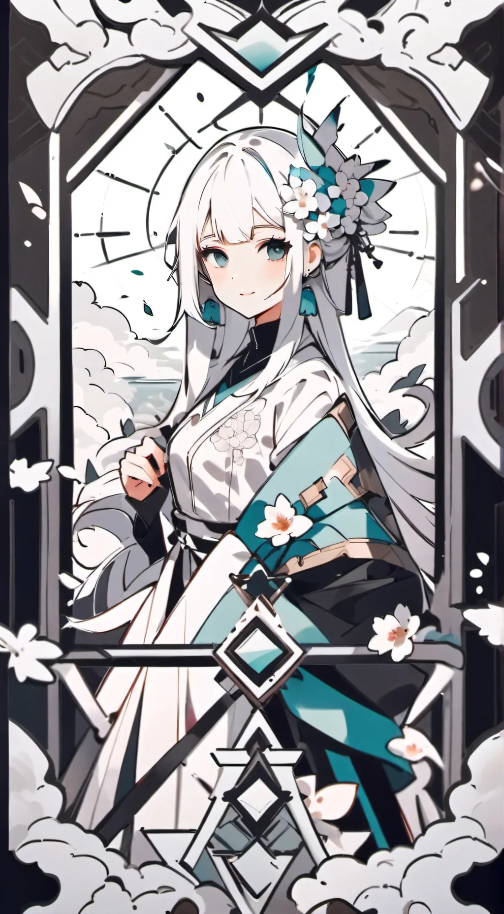 ai character: mei  background