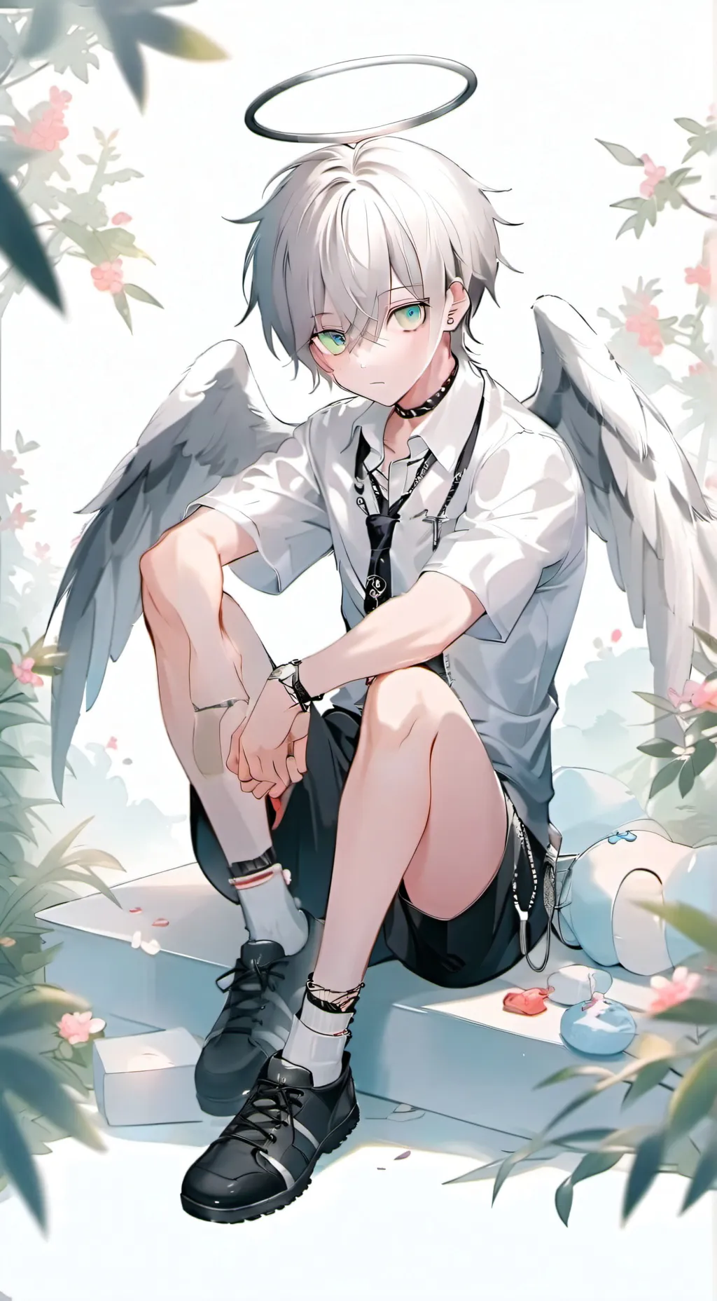 ai character: Ash background