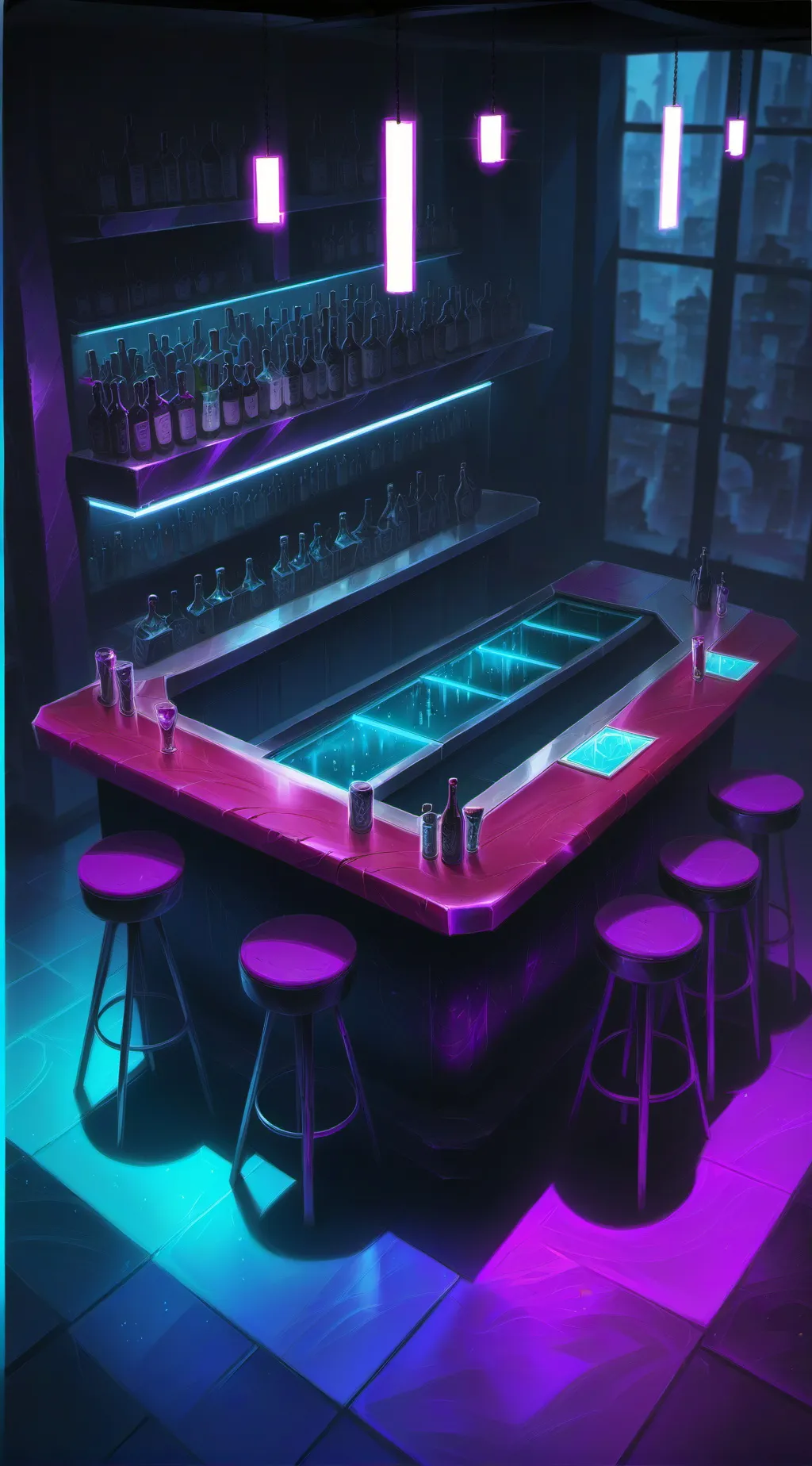 ai character: LOV + My ocs background