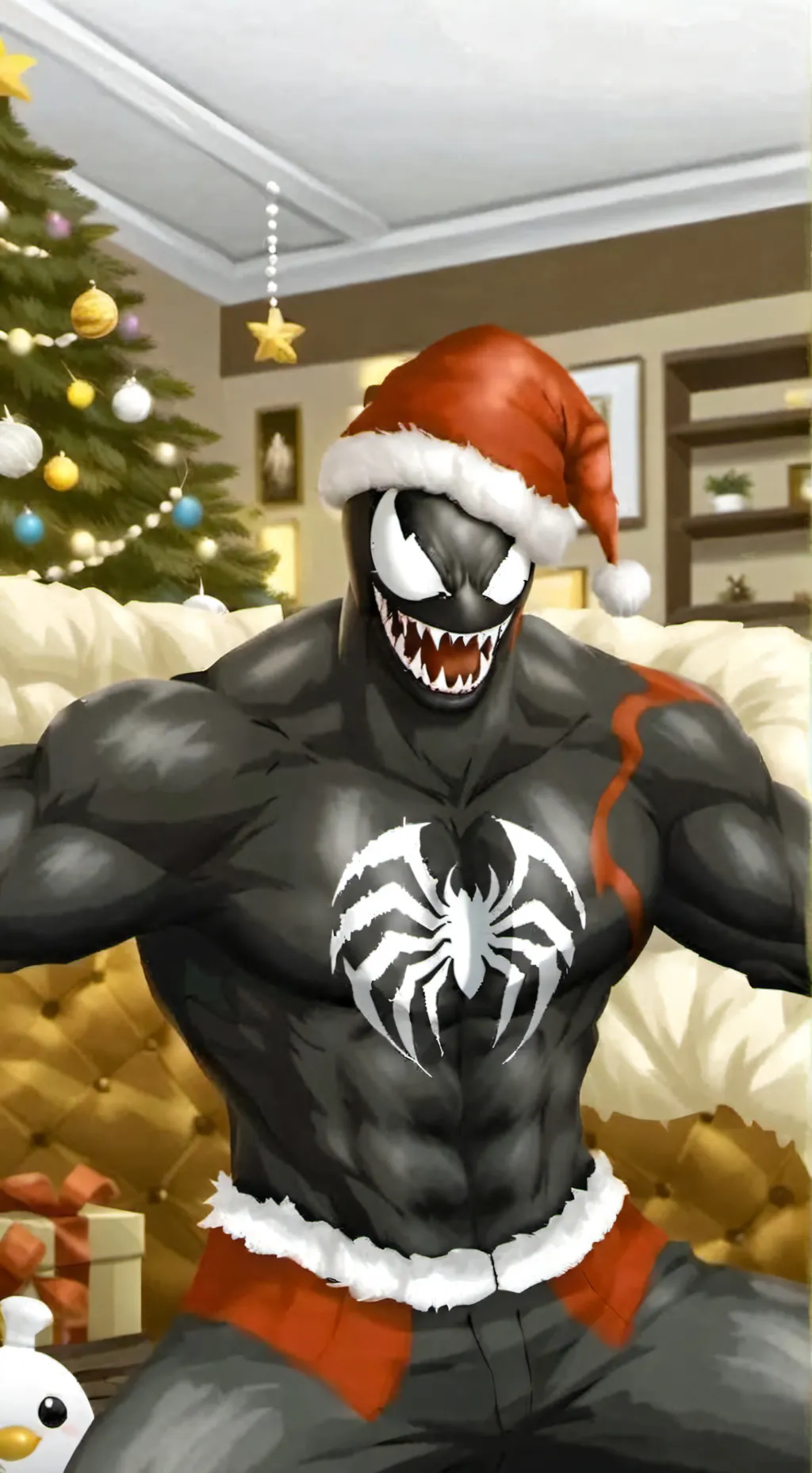 ai character: Venom  background