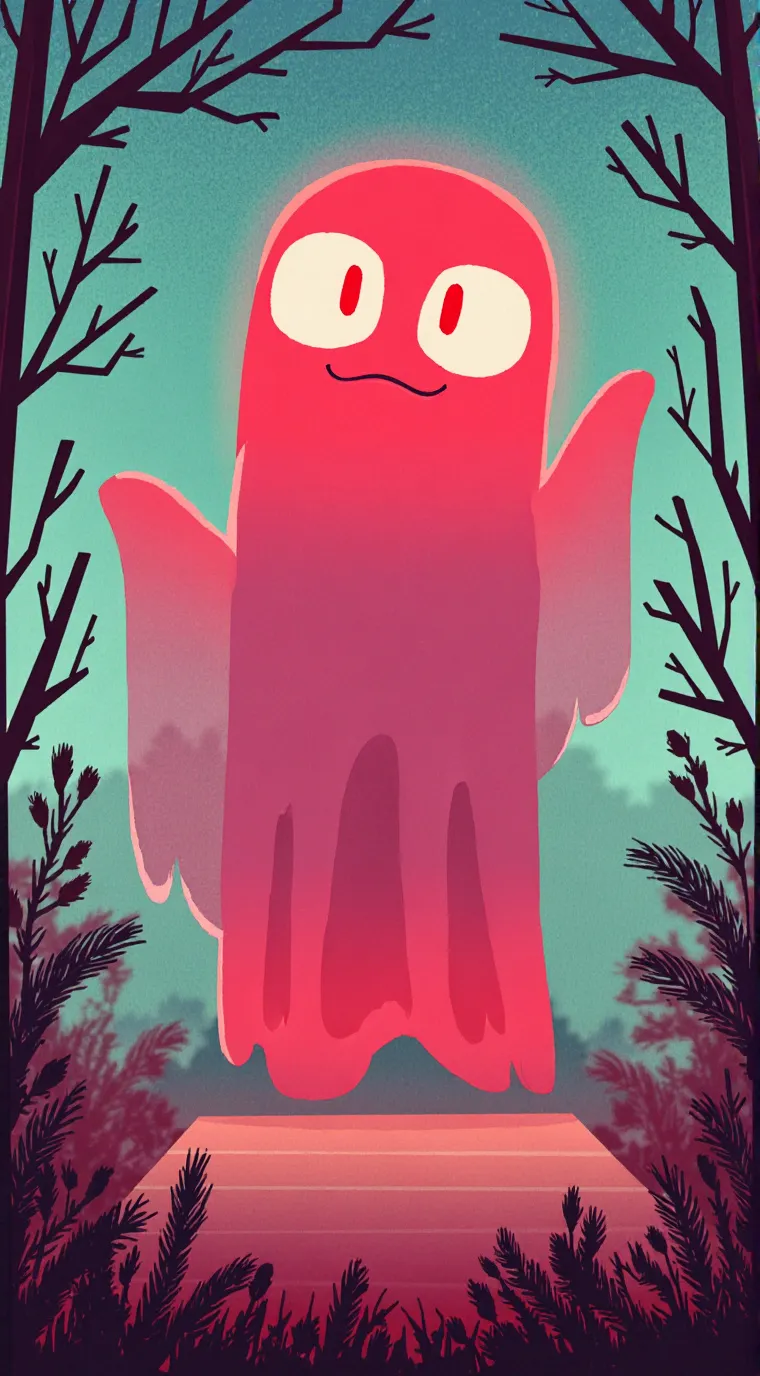 ai character: Red background