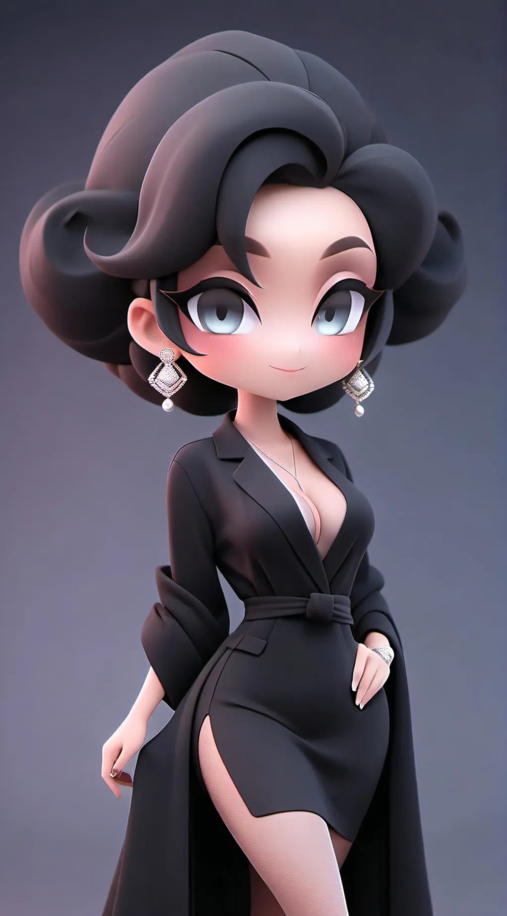 ai character: Mamma lady  background