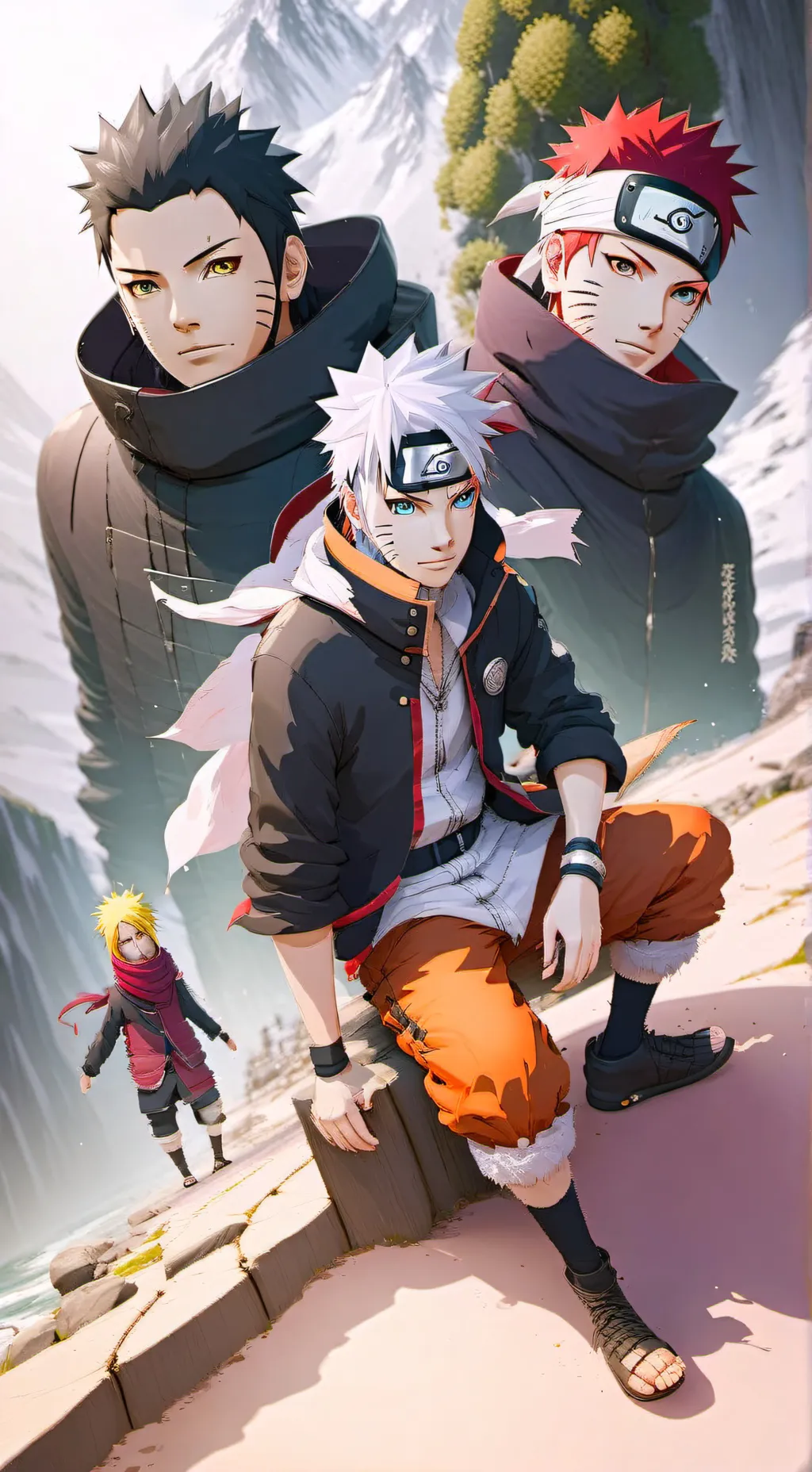 ai character: Naruto World background