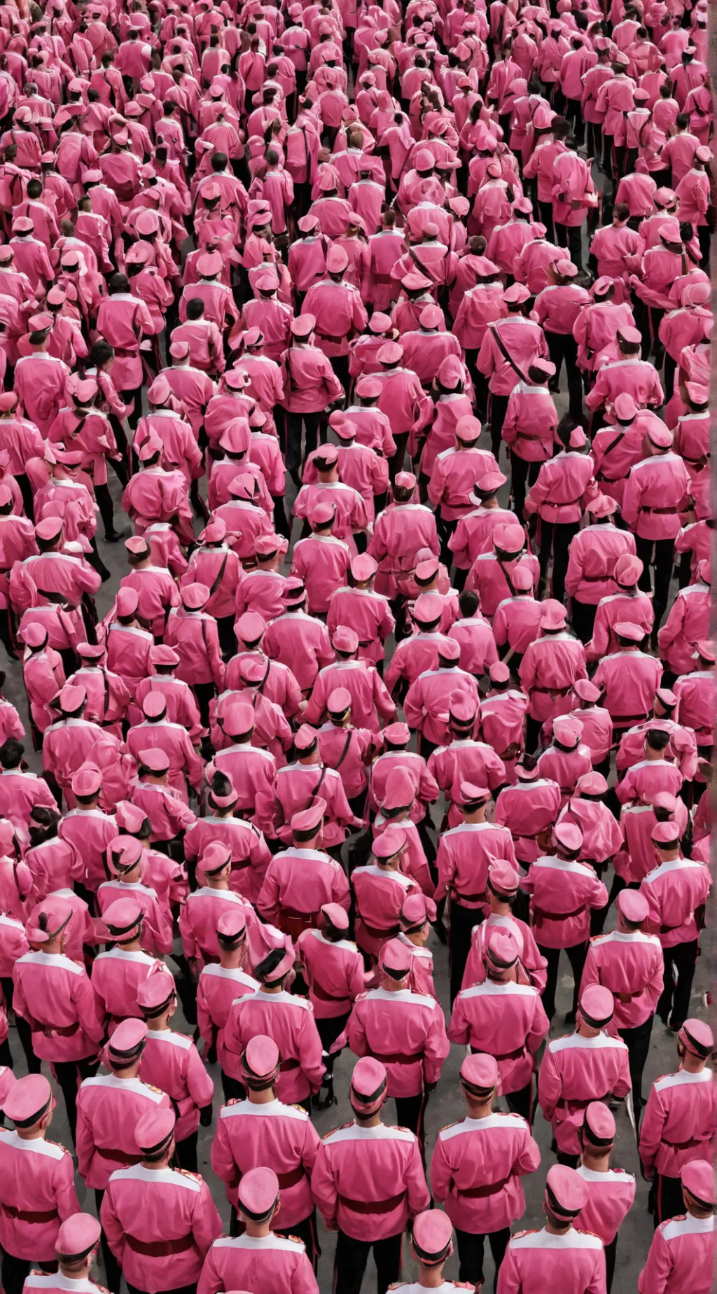 ai character: Pink soldiers background