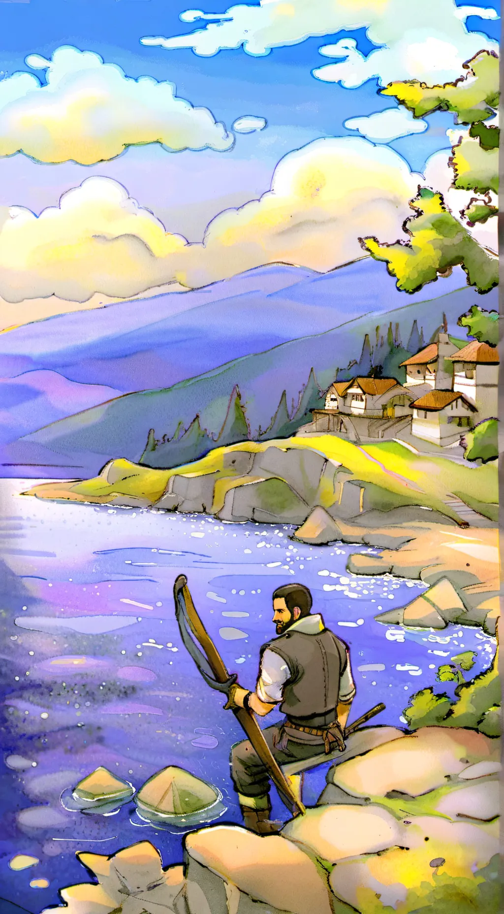 ai character: Drake and Zack  background