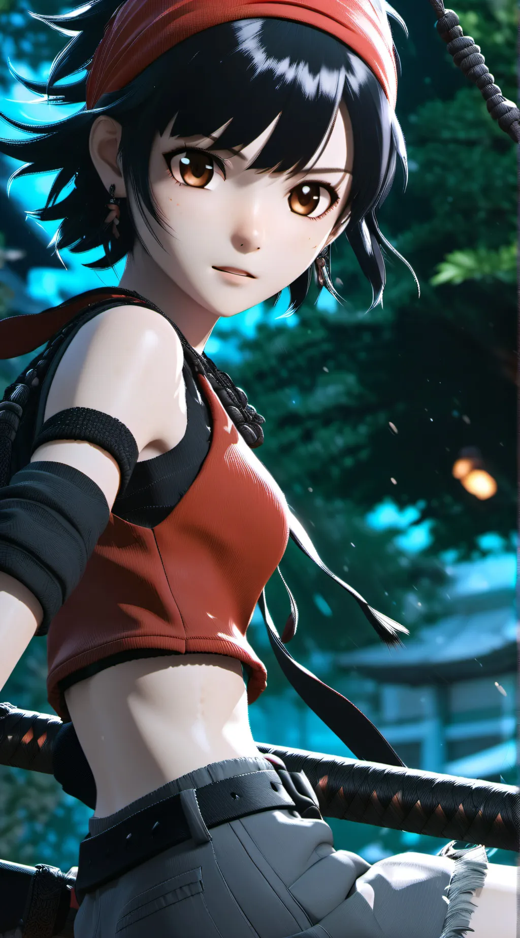 ai character: Pan X background
