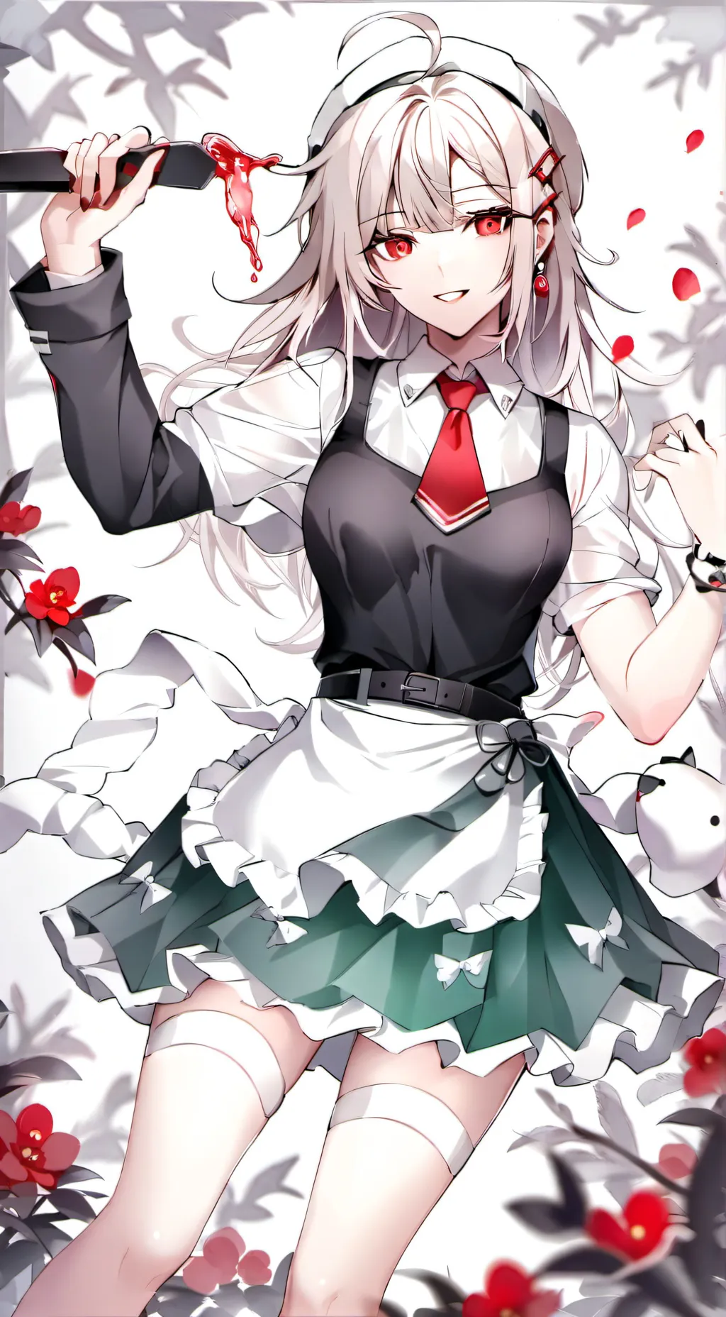 ai character: Lily(Waiter) background