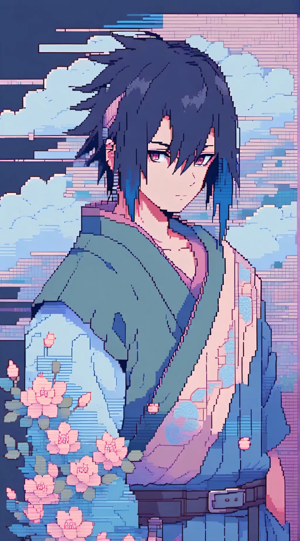 ai character: sasuke background