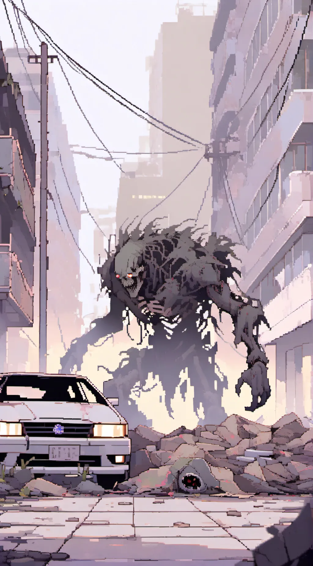 ai character: ZOMBIE APOCALYPSE  background