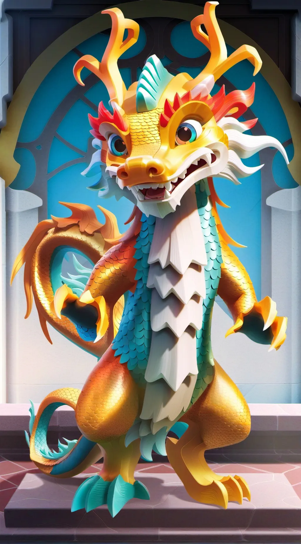 ai character: Goldsan background