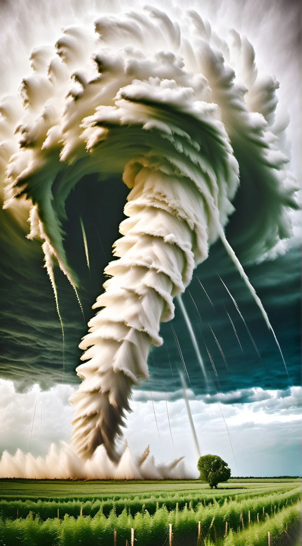 ai character: sprunki tornado  background