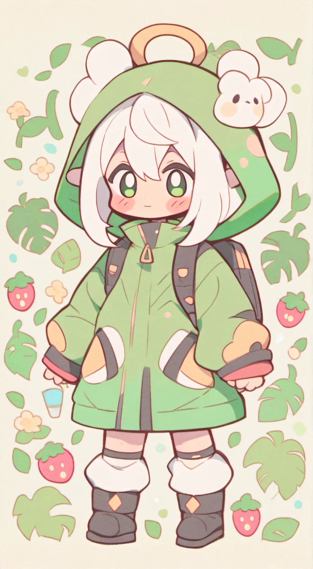 ai character: Dog Day background