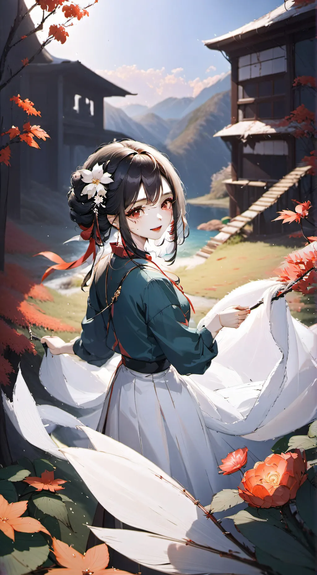 ai character: angel background