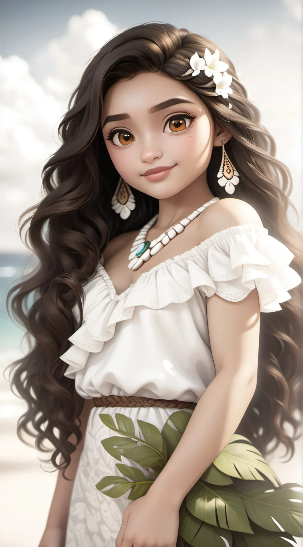 ai character: moana 2 background