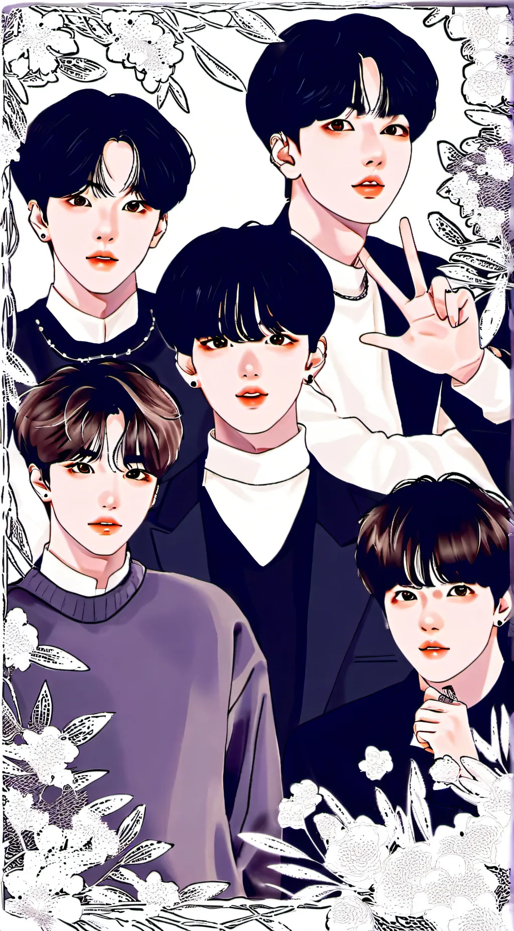 ai character: BTS background