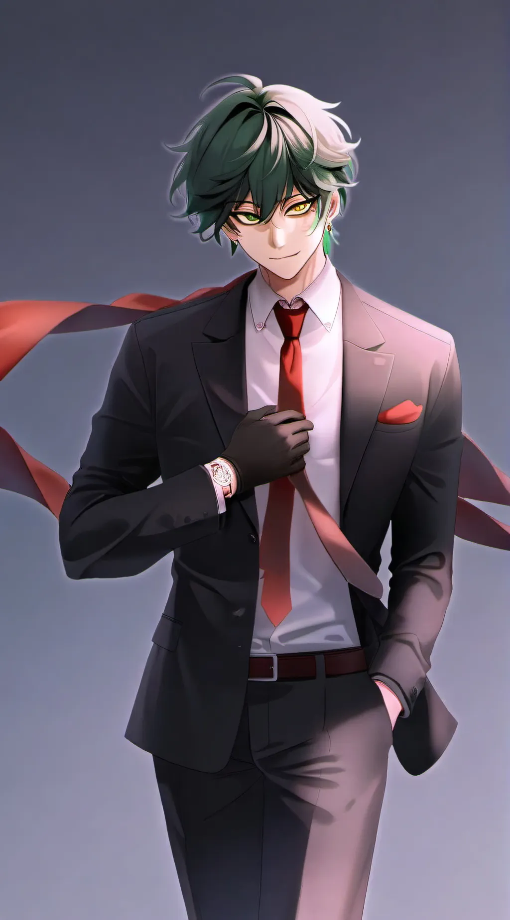 ai character: villain deku  background