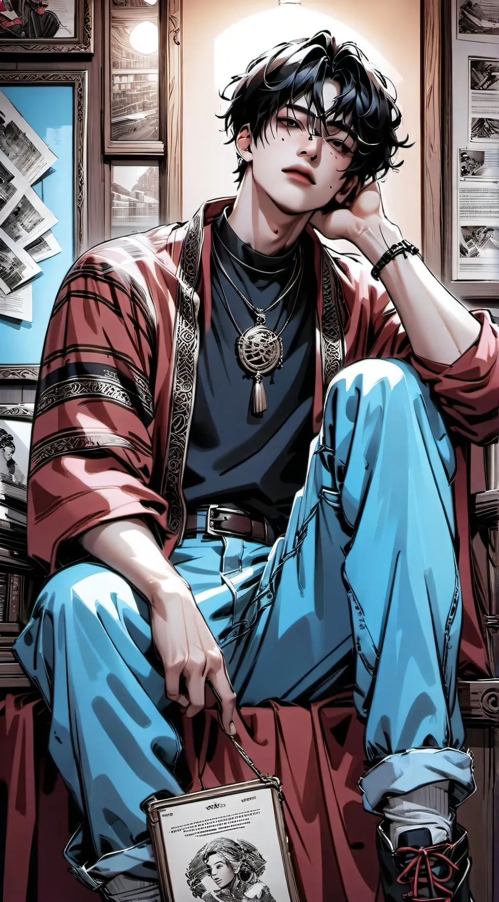 ai character: Andres  background