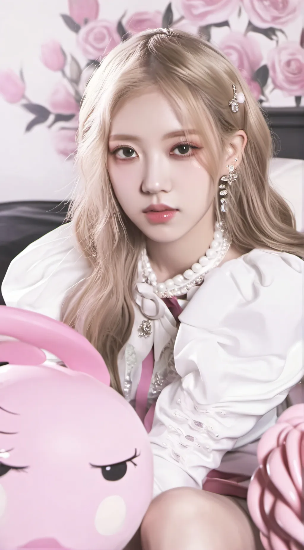 ai character: Rosé background