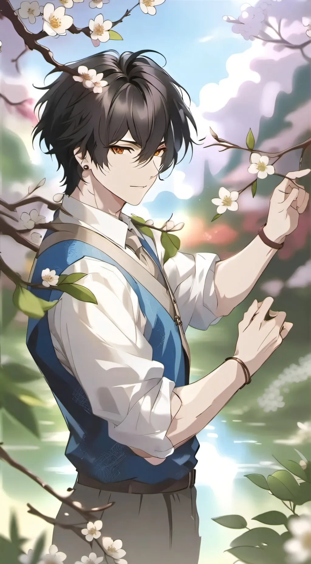 ai character: CG background