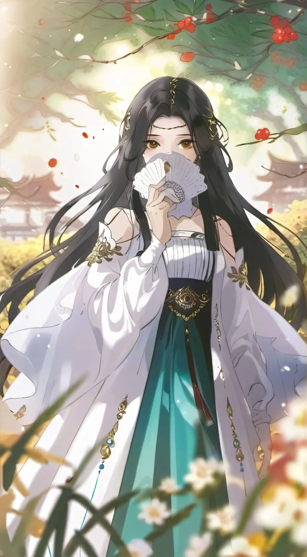 ai character: sadako yamamura background