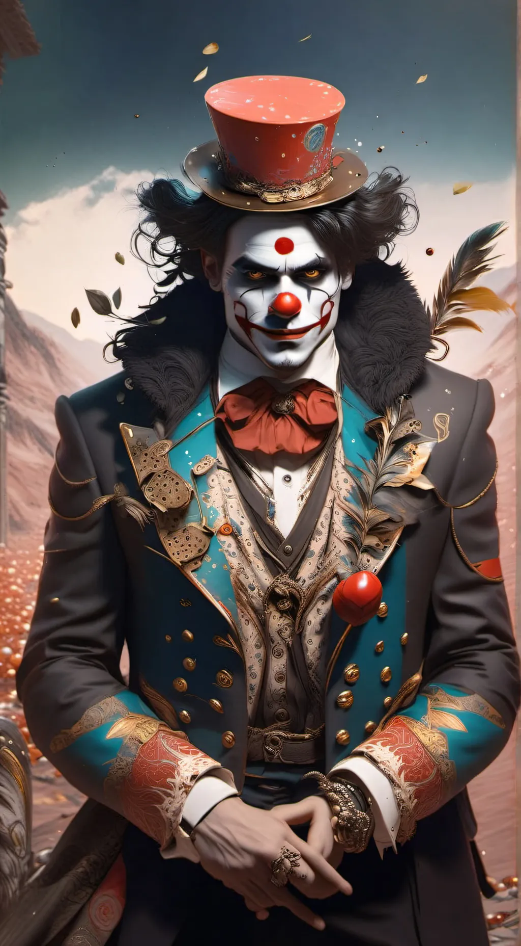 ai character: payaso de la DMD background