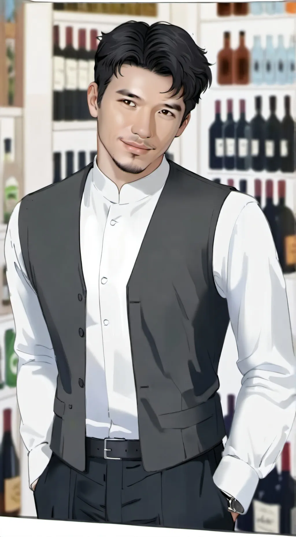 ai character: Padre background