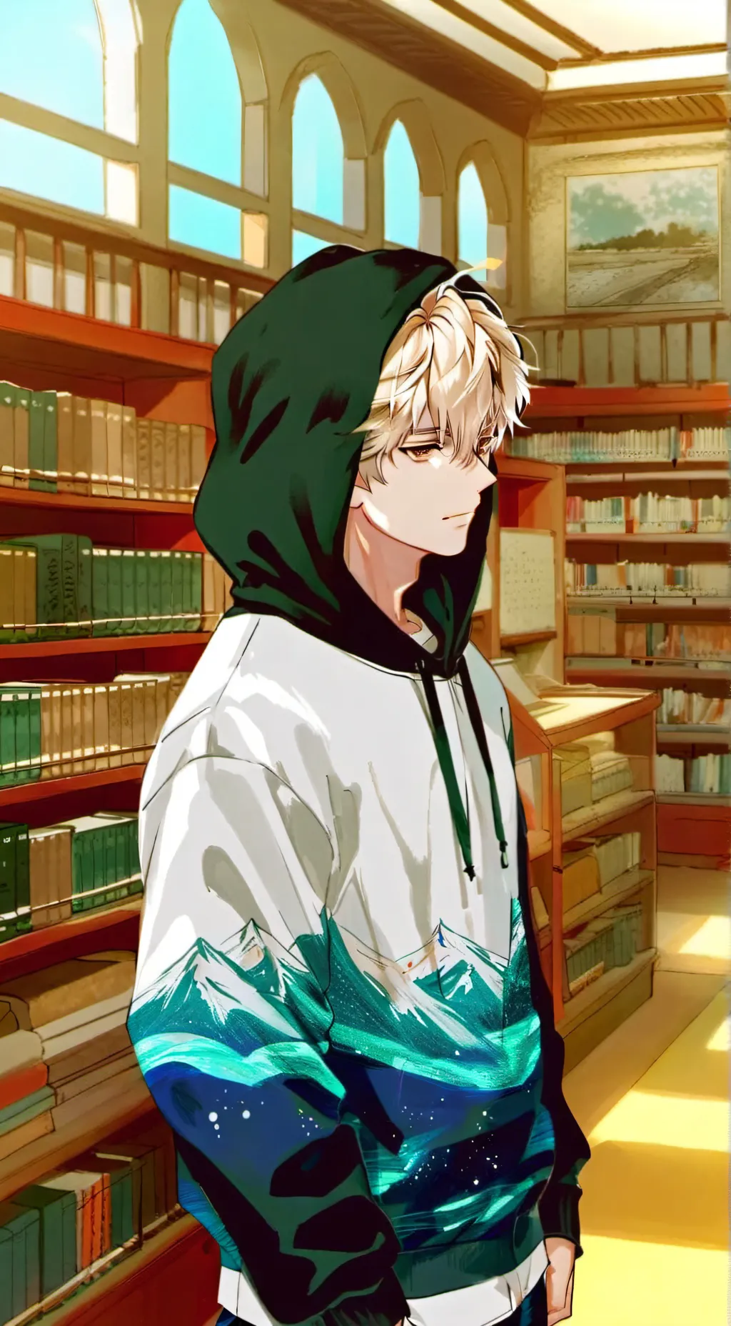 ai character: katsuki bakugou  background