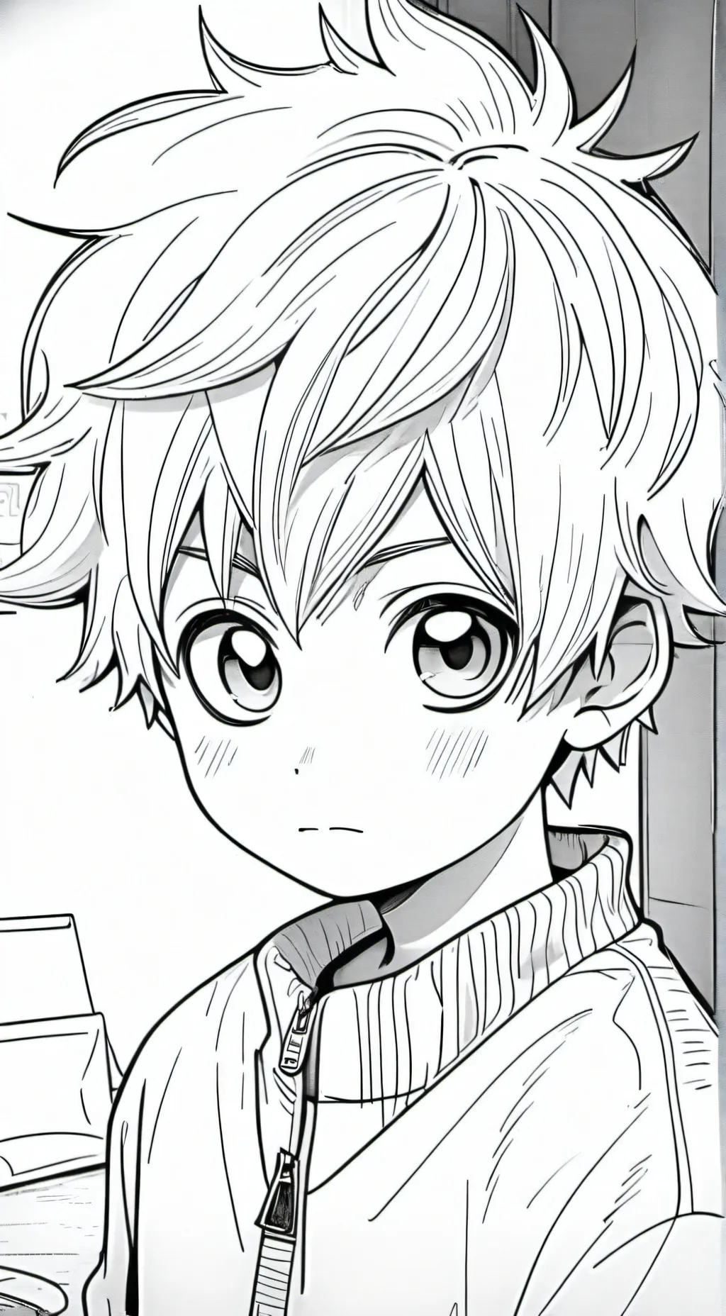 ai character: Gray from Sprunki background