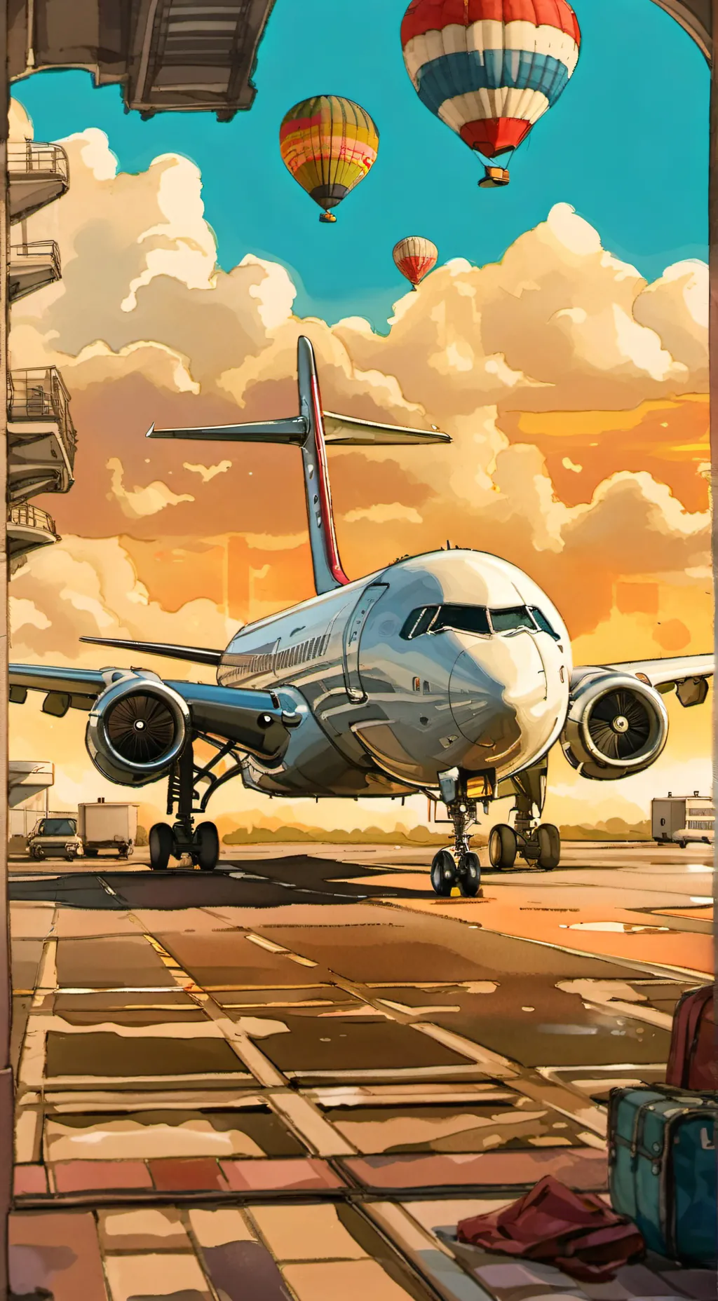 ai character: Plane rp background