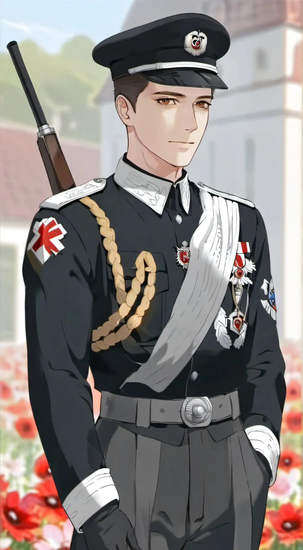 ai character: Lt. Klaus background