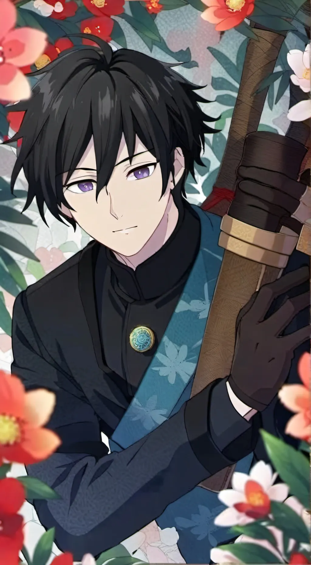 ai character: kny background