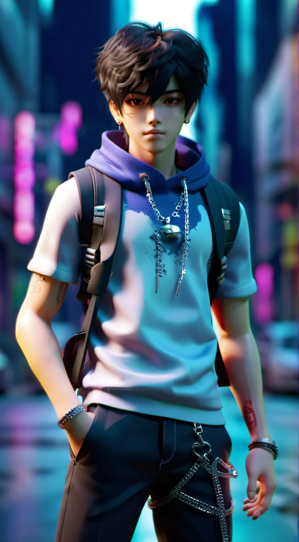 ai character: chris background