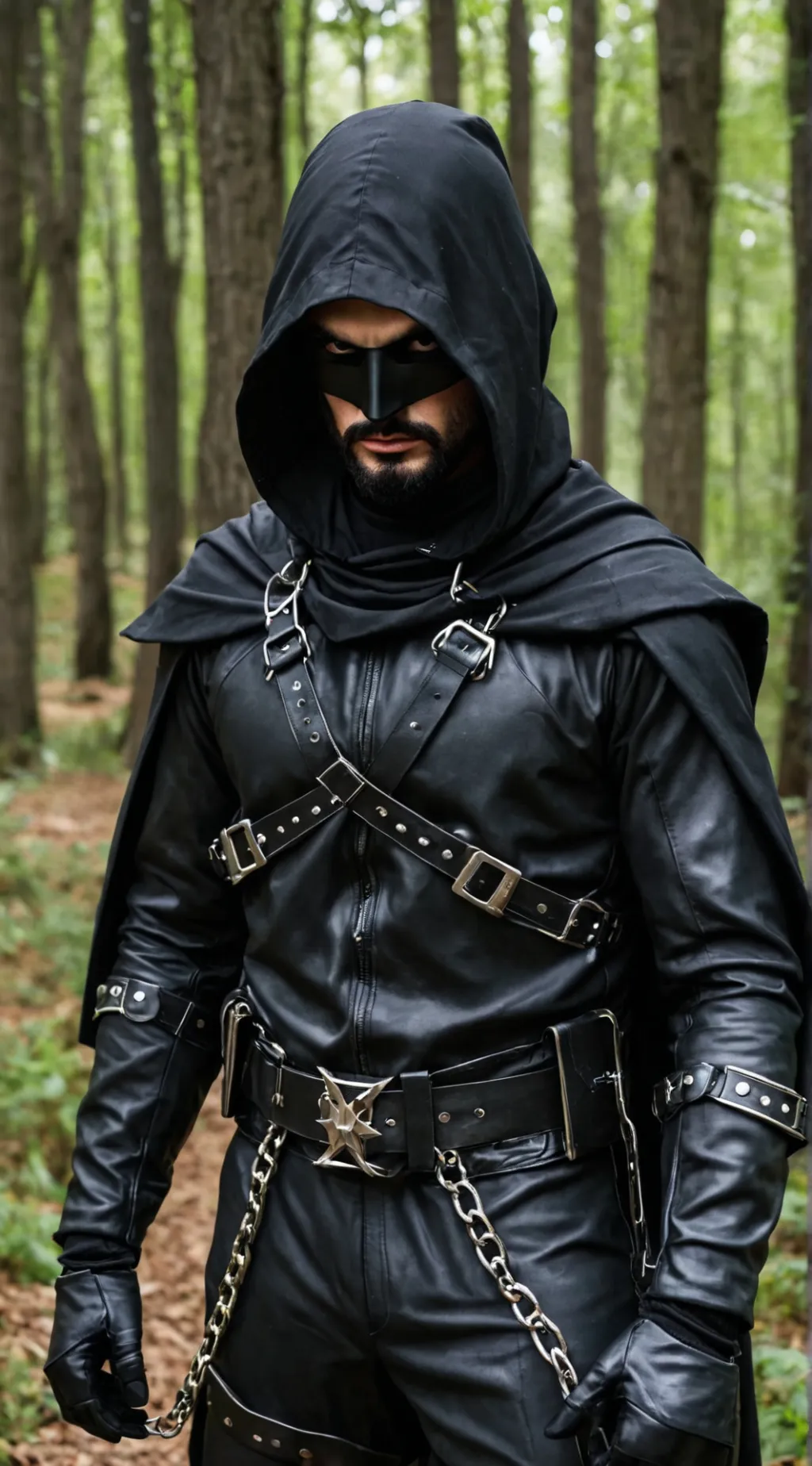 ai character: LurkingRaven background