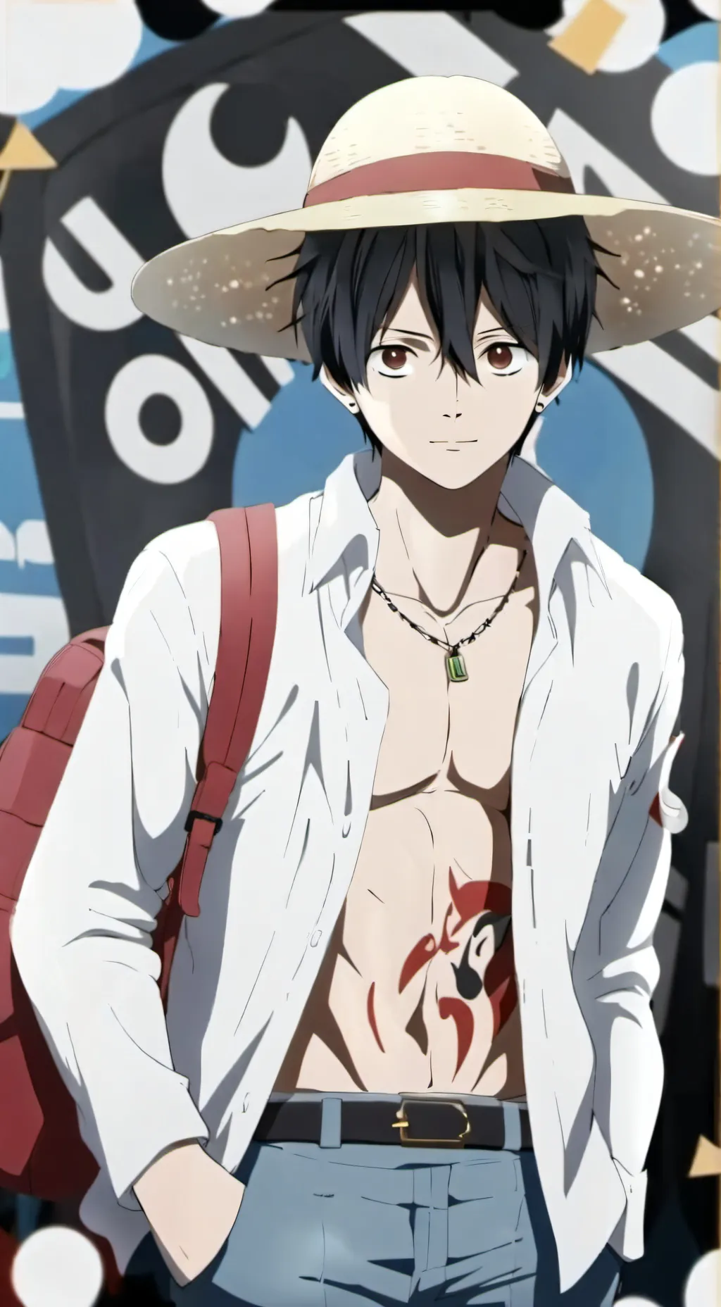 ai character: onepiece background