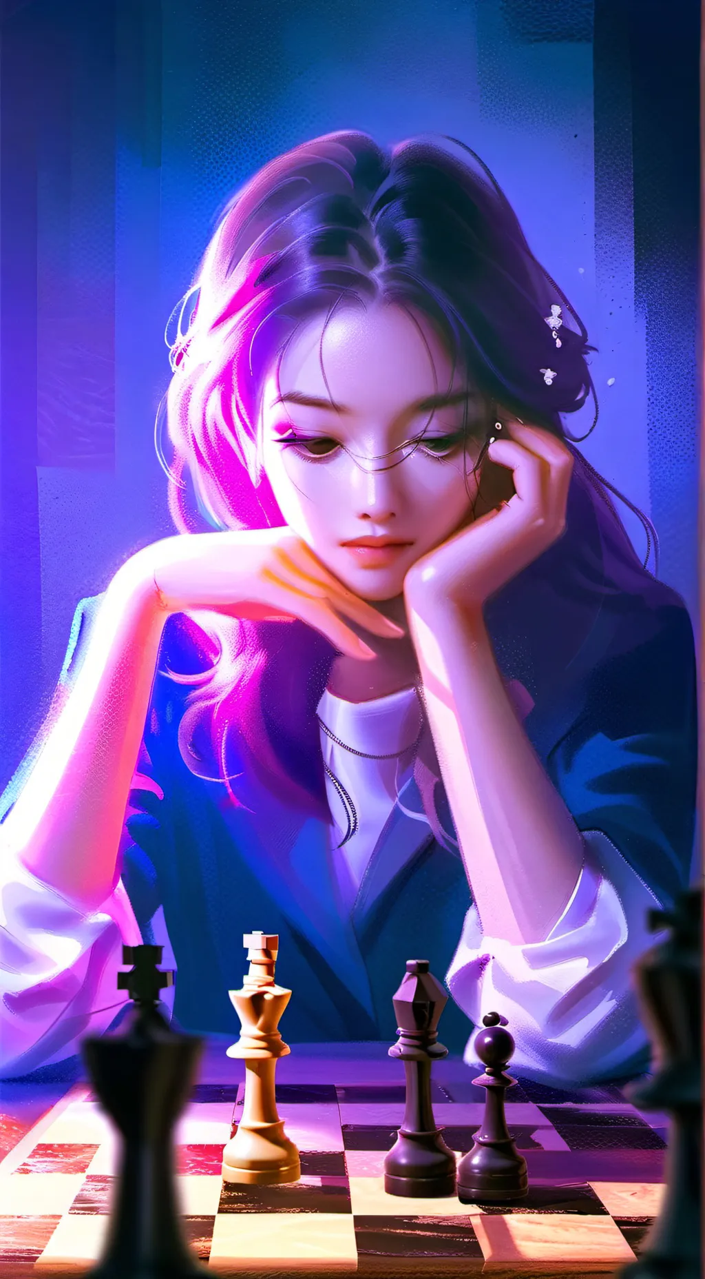 ai character: veronica background