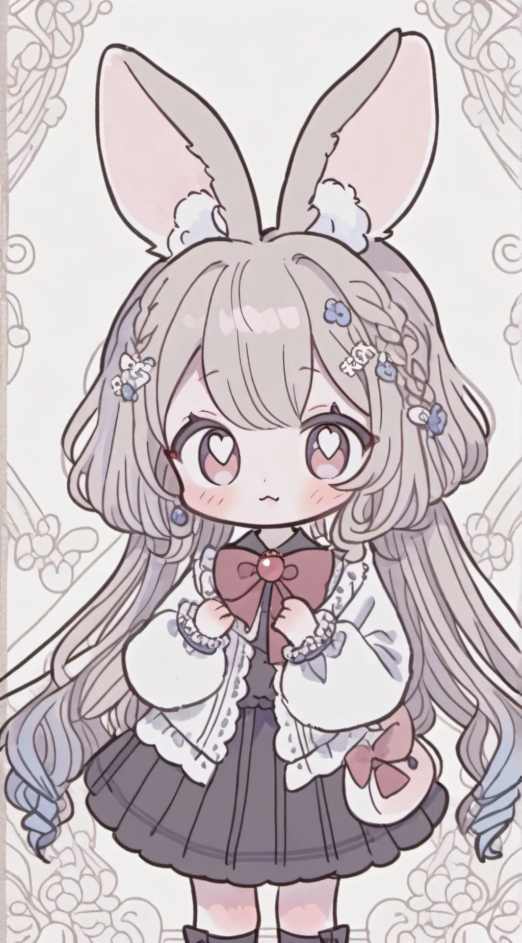 ai character: Habit Dream Rabbit background