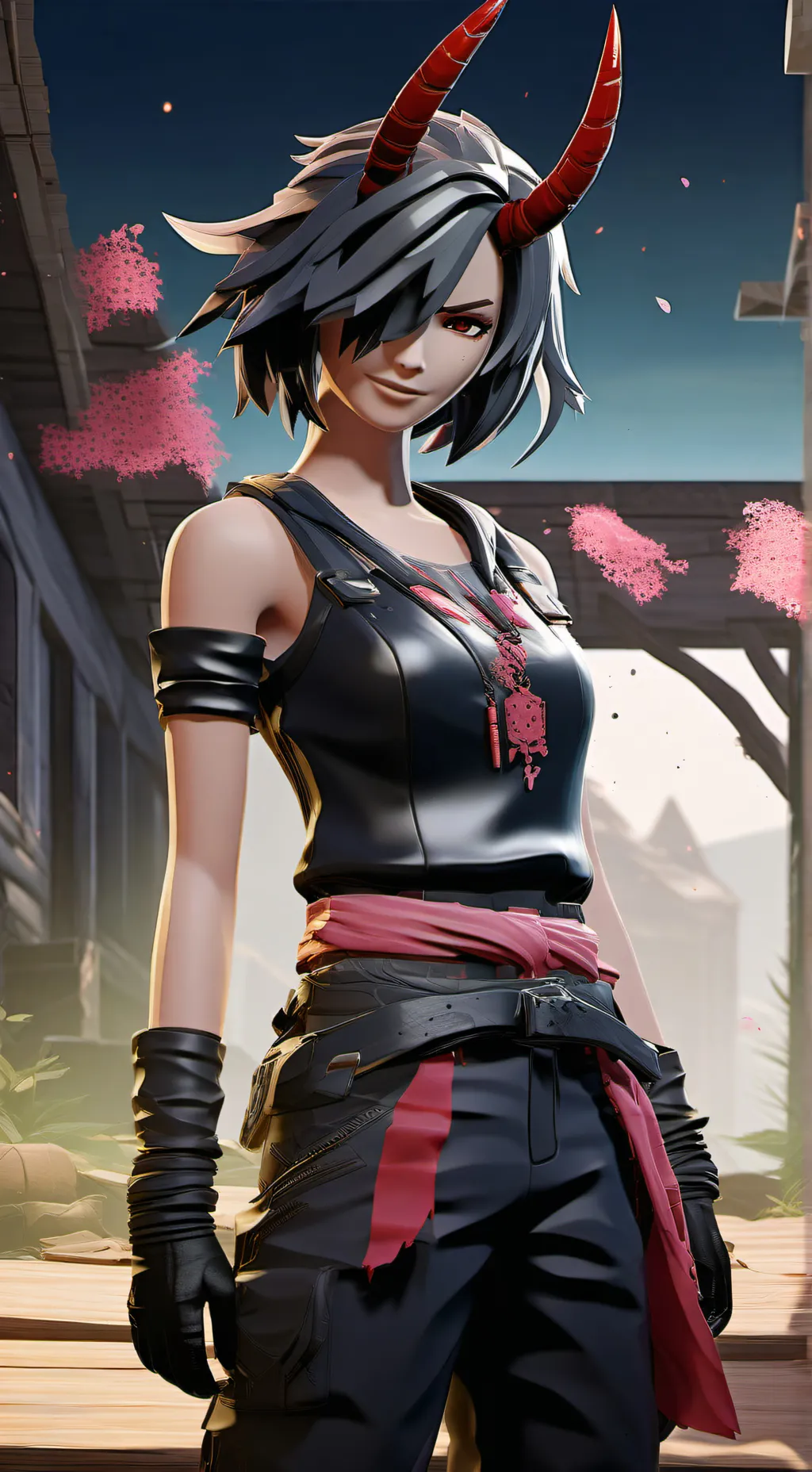 ai character: the night rose background