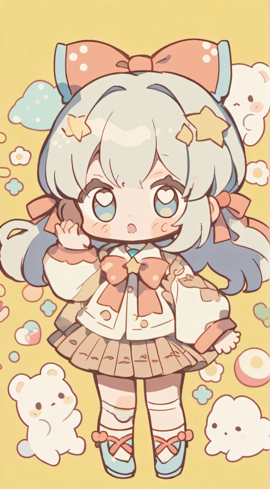 ai character: baby lilly background