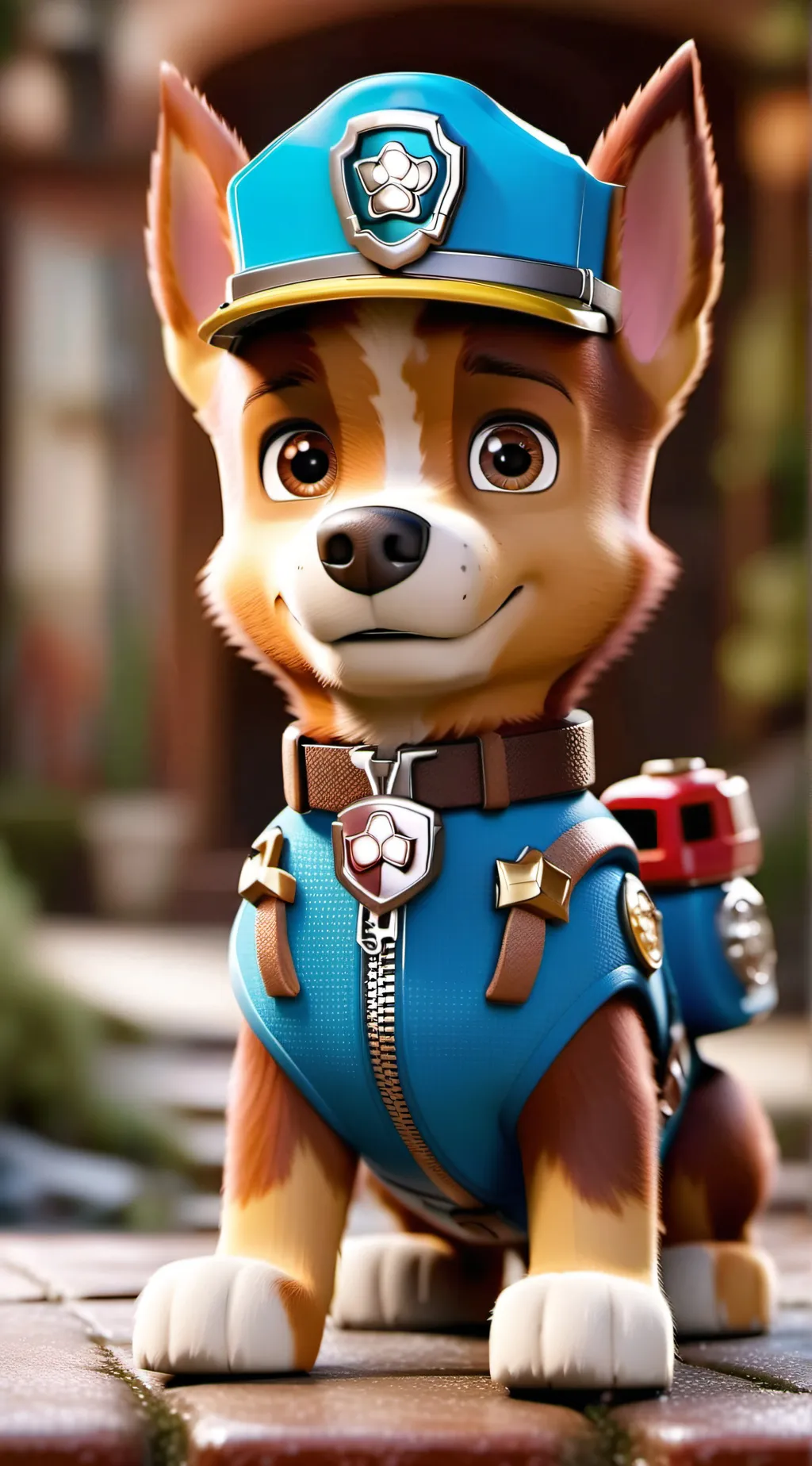 ai character: paw patrol sad pas background