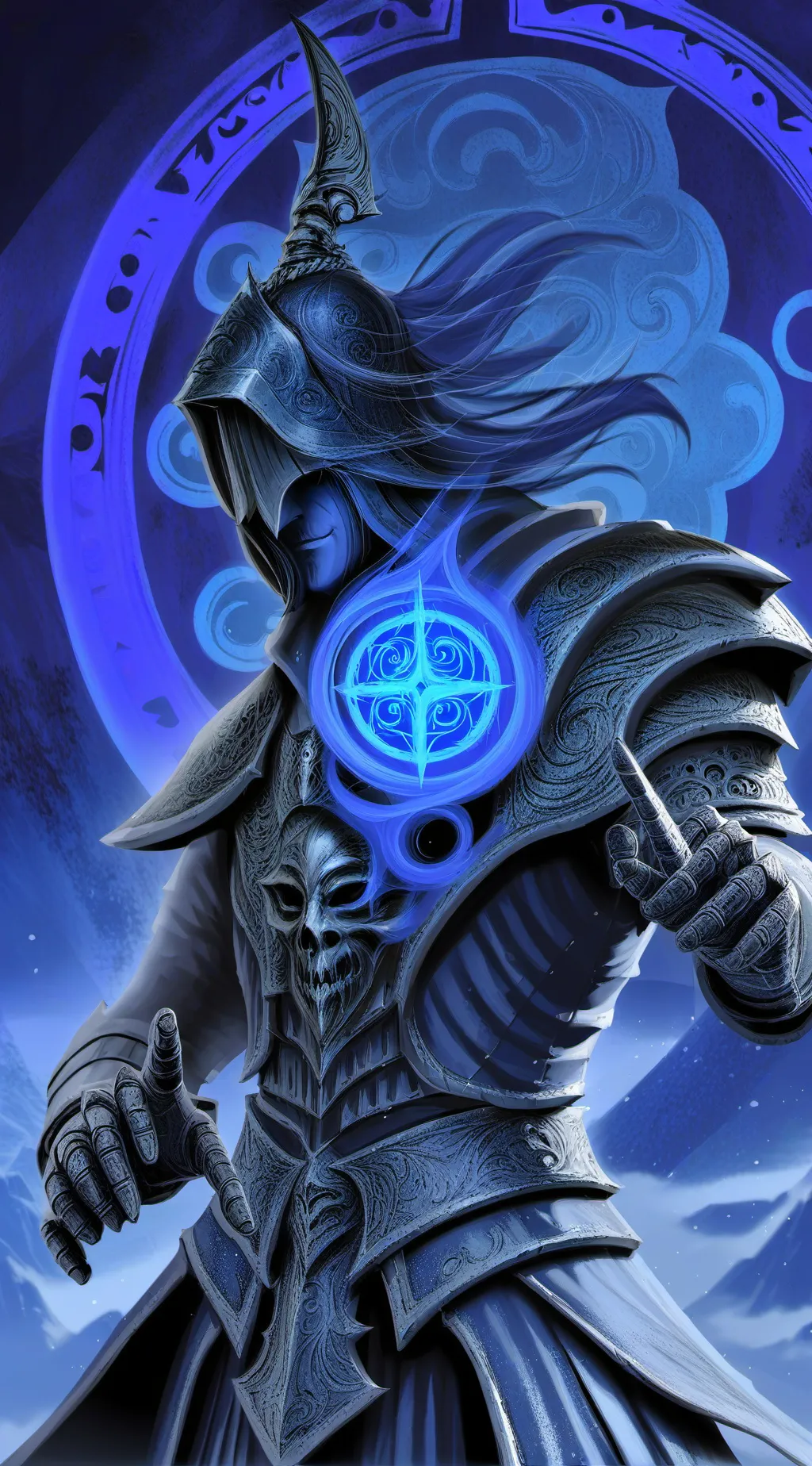 ai character: Caballero infernal background