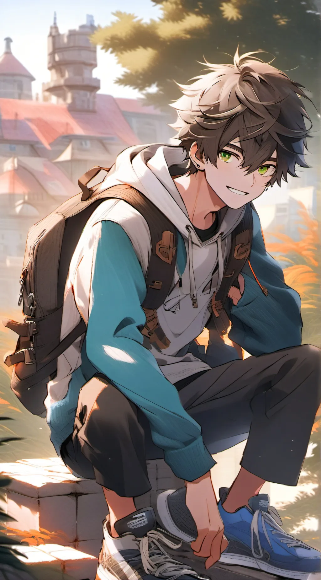 ai character: Max Caldwell background