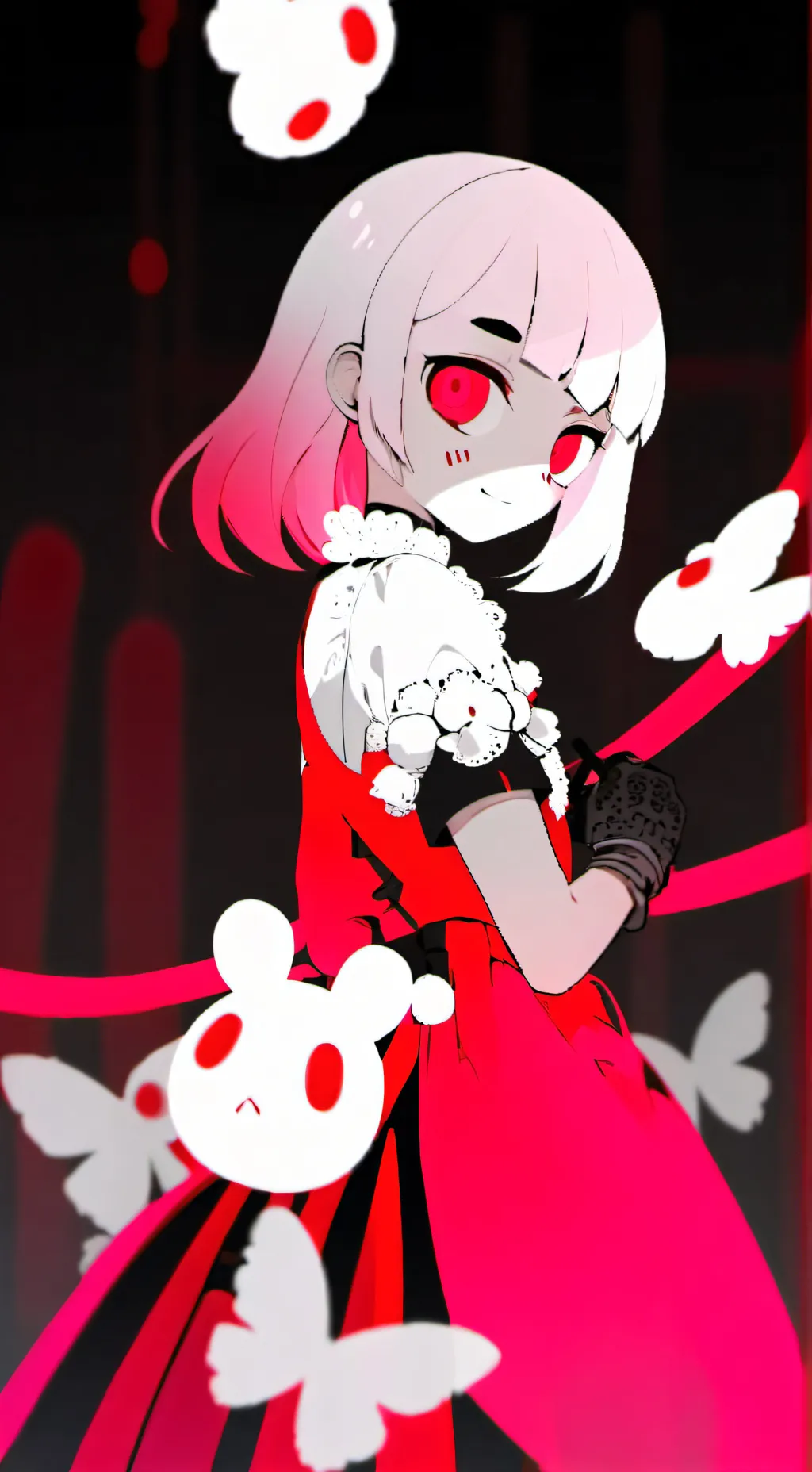 ai character: Mangle origin background