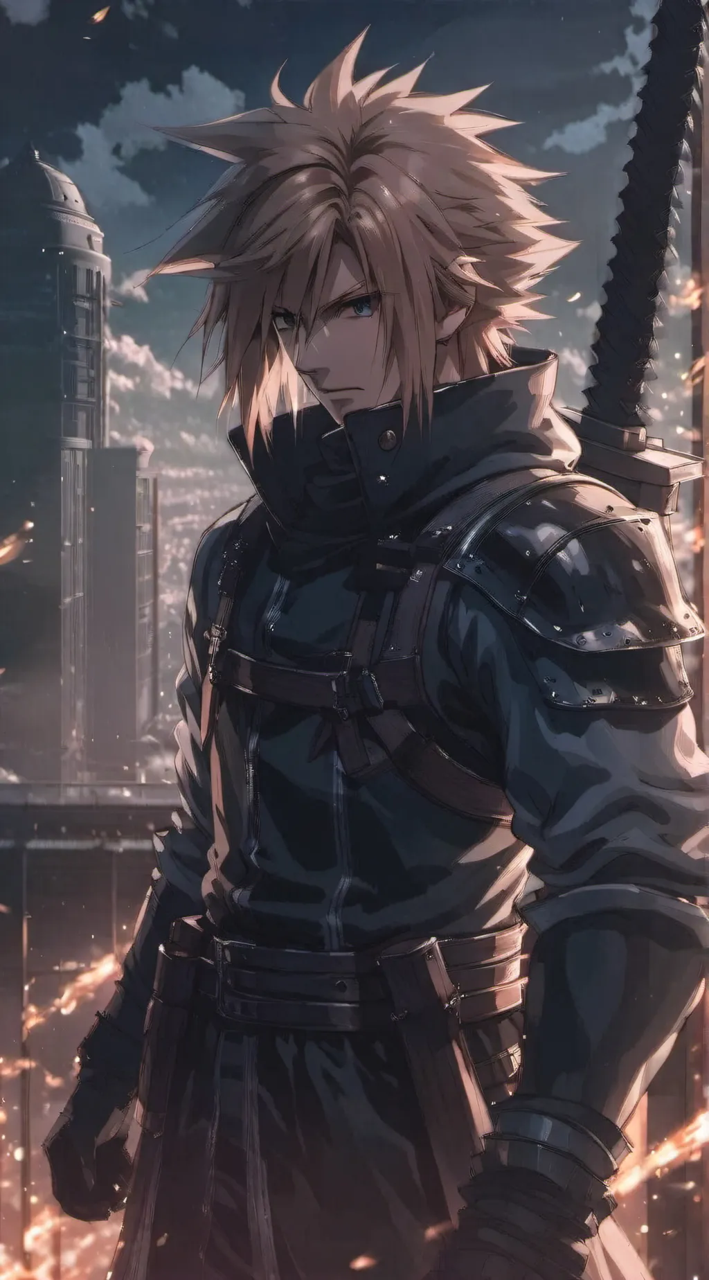 ai character: Cloud Strife (C) background