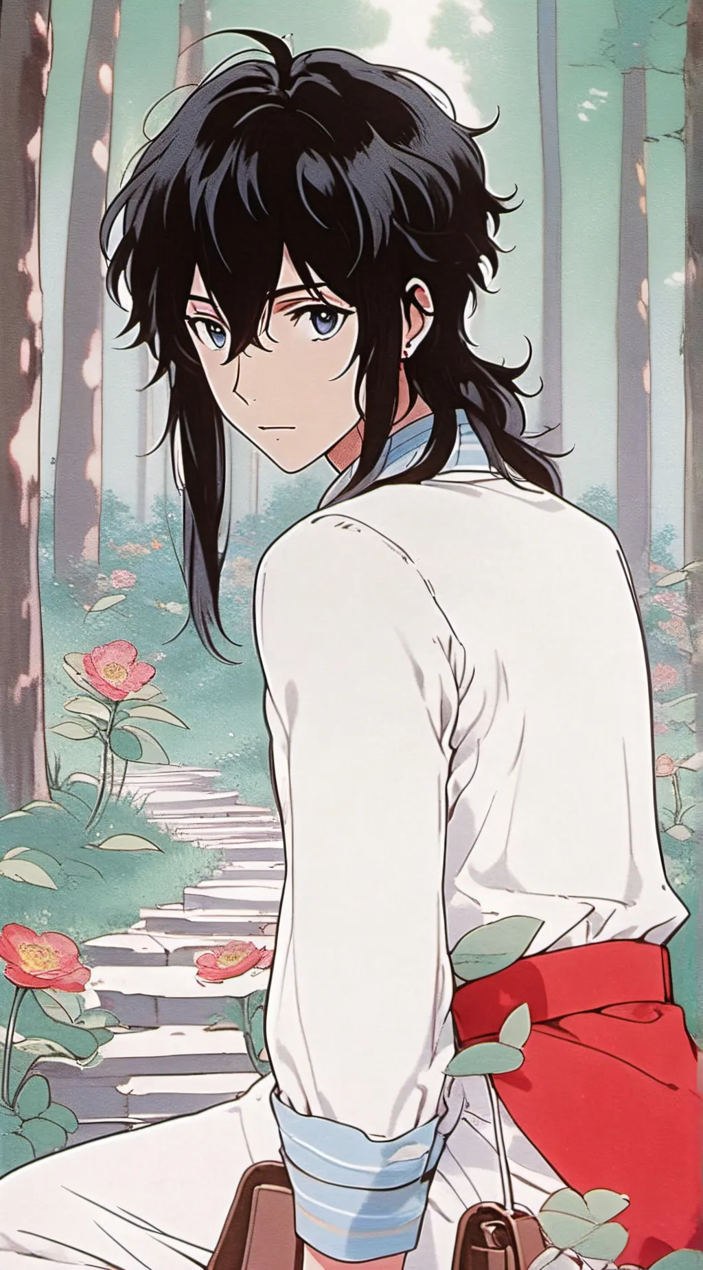ai character: giyuu tomioka background