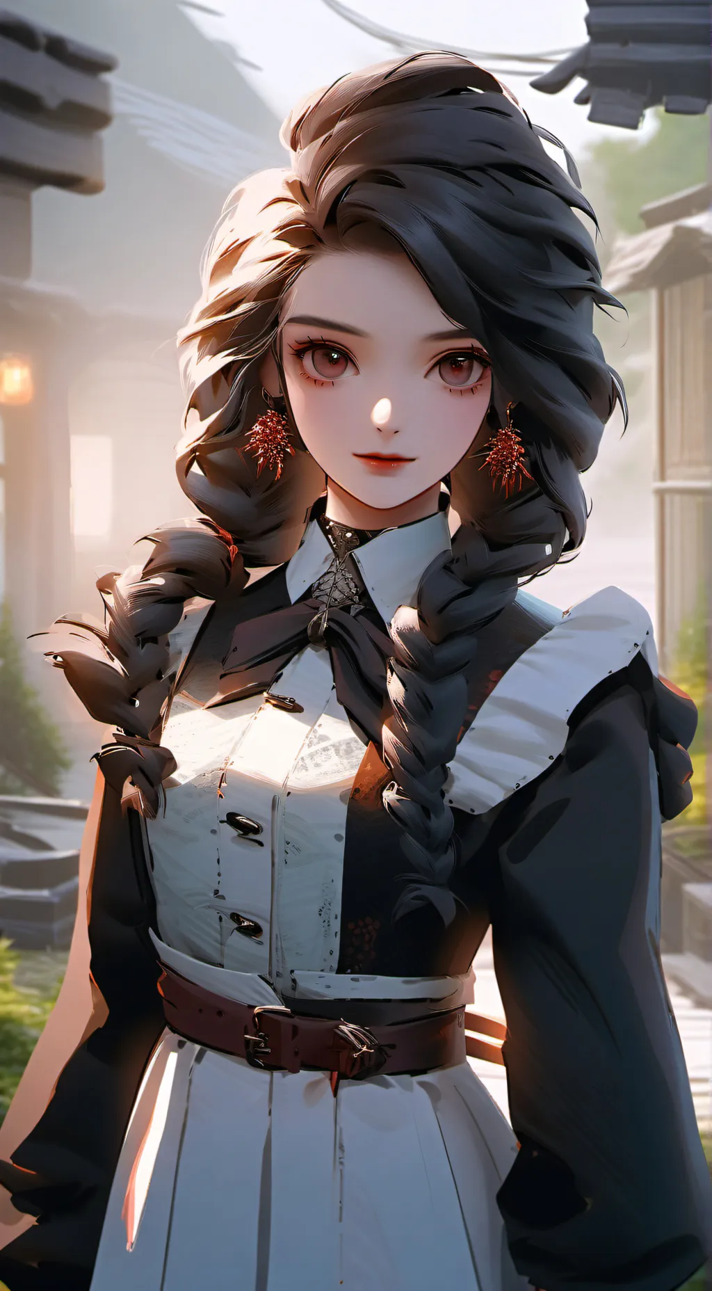 ai character: Puppet × Michal background